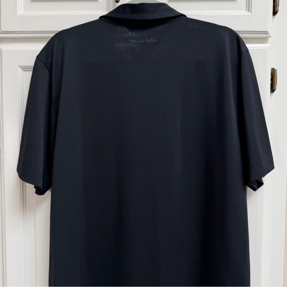 Travis Mathew Men’s Dogwood Golf Polo Shirt Black Aqua Blue Gray Size XL - Picture 6 of 11